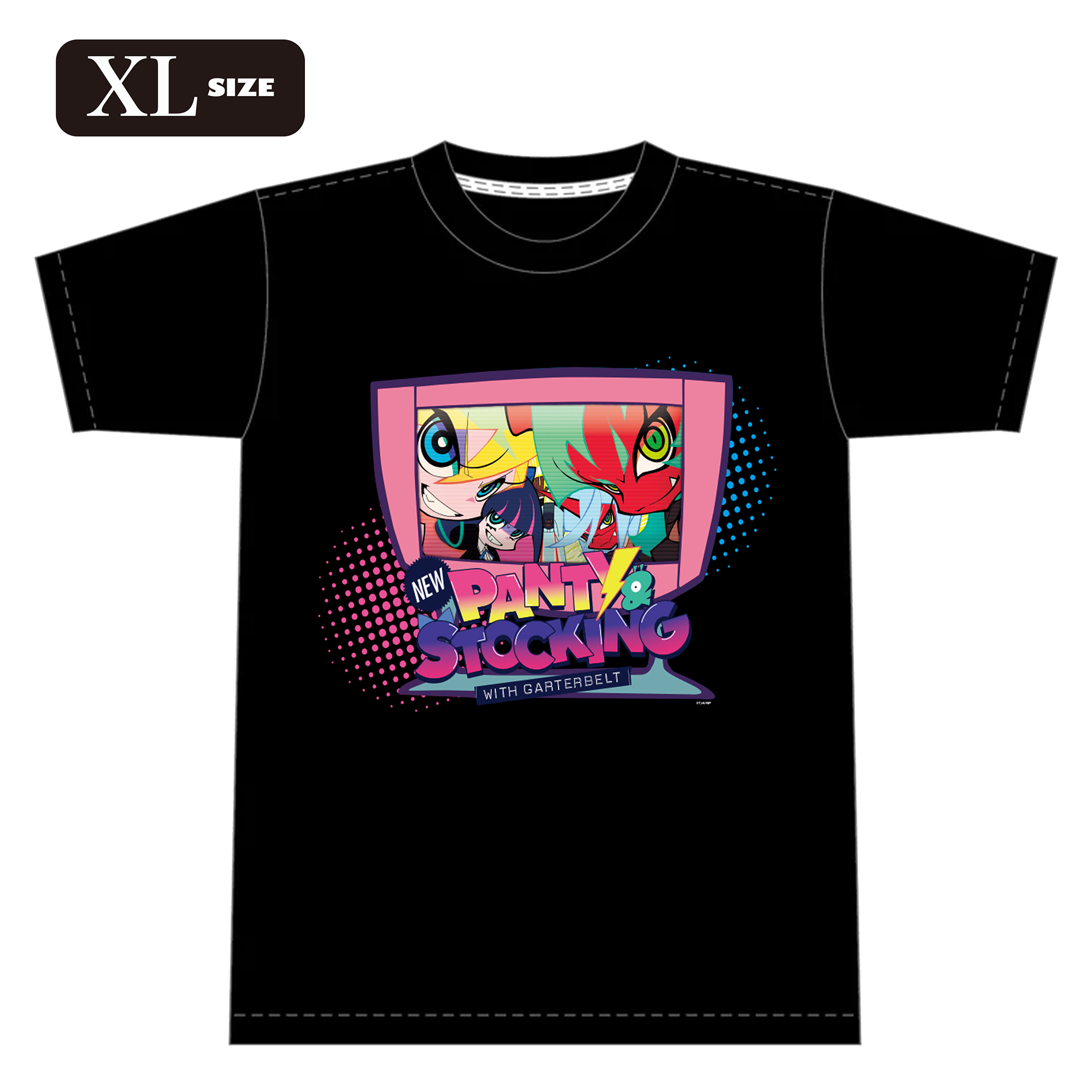 New PANTY & STOCKING with GARTERBELT Tシャツ XLサイズ – EC New PANTY & STOCKING with GARTERBELT Tシャツ XLサイズ – EC