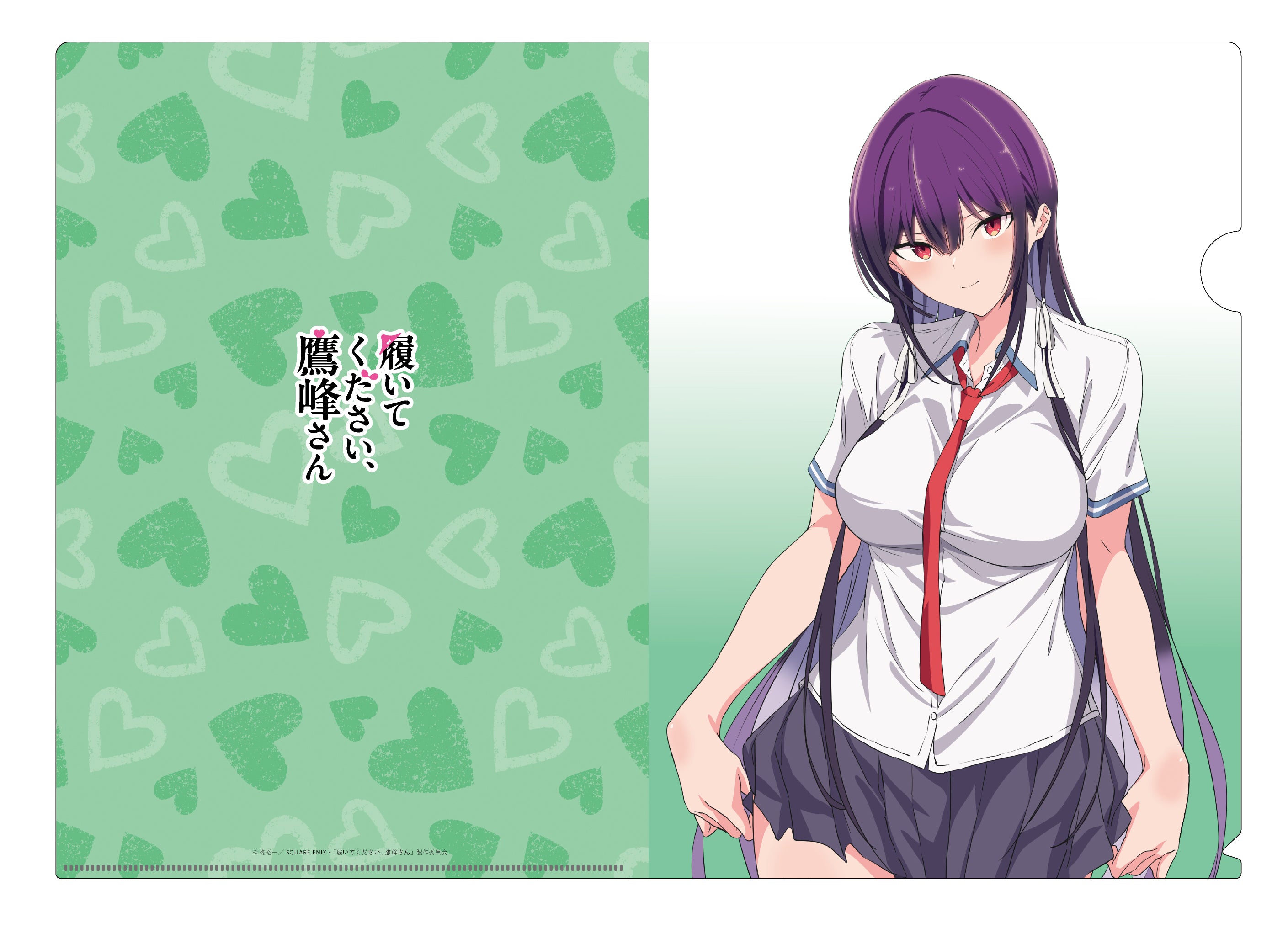 履いてください、鷹峰さん　クリアファイルA