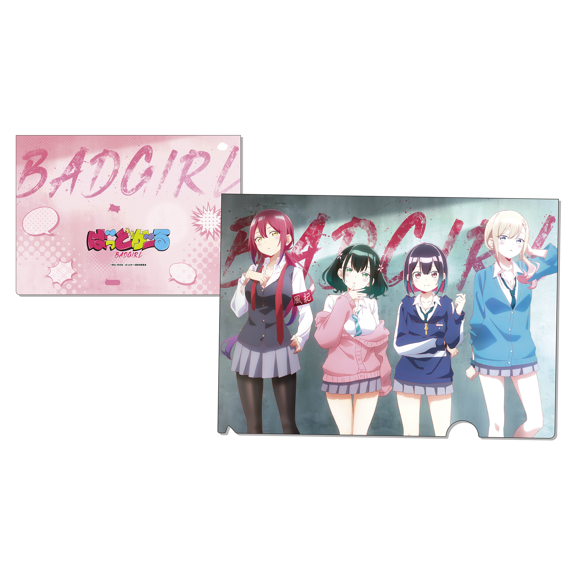 2961 テレビアニメC　Ａ−４クリアファイルとＢ−５下敷き 合計２枚 2961 テレビアニメC A−4クリアファイルとB−5下敷き 合計2