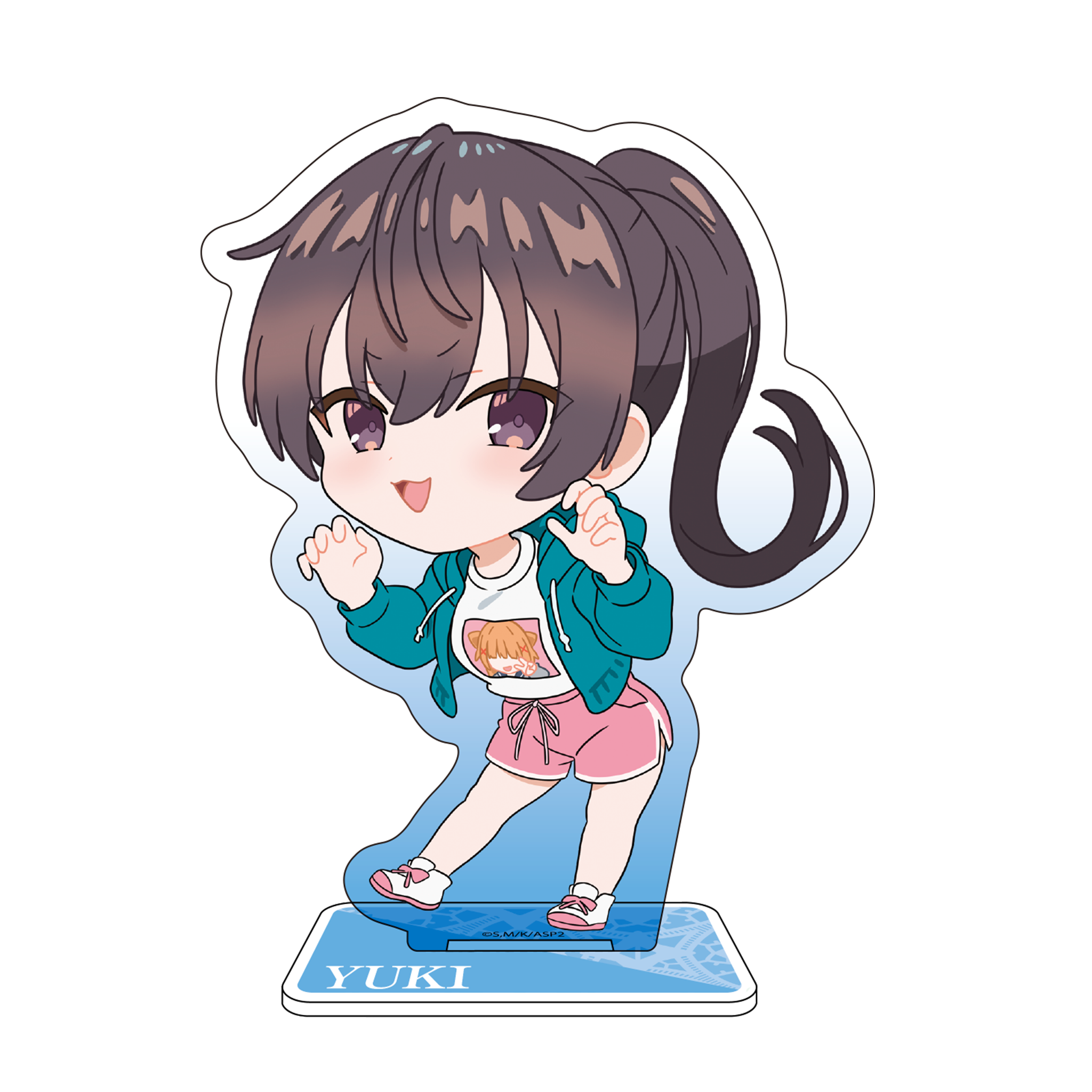 時々ボソッとロシア語でデレる隣のアーリャさん　デフォルメ アクリルスタンド　有希（私服Ver.)