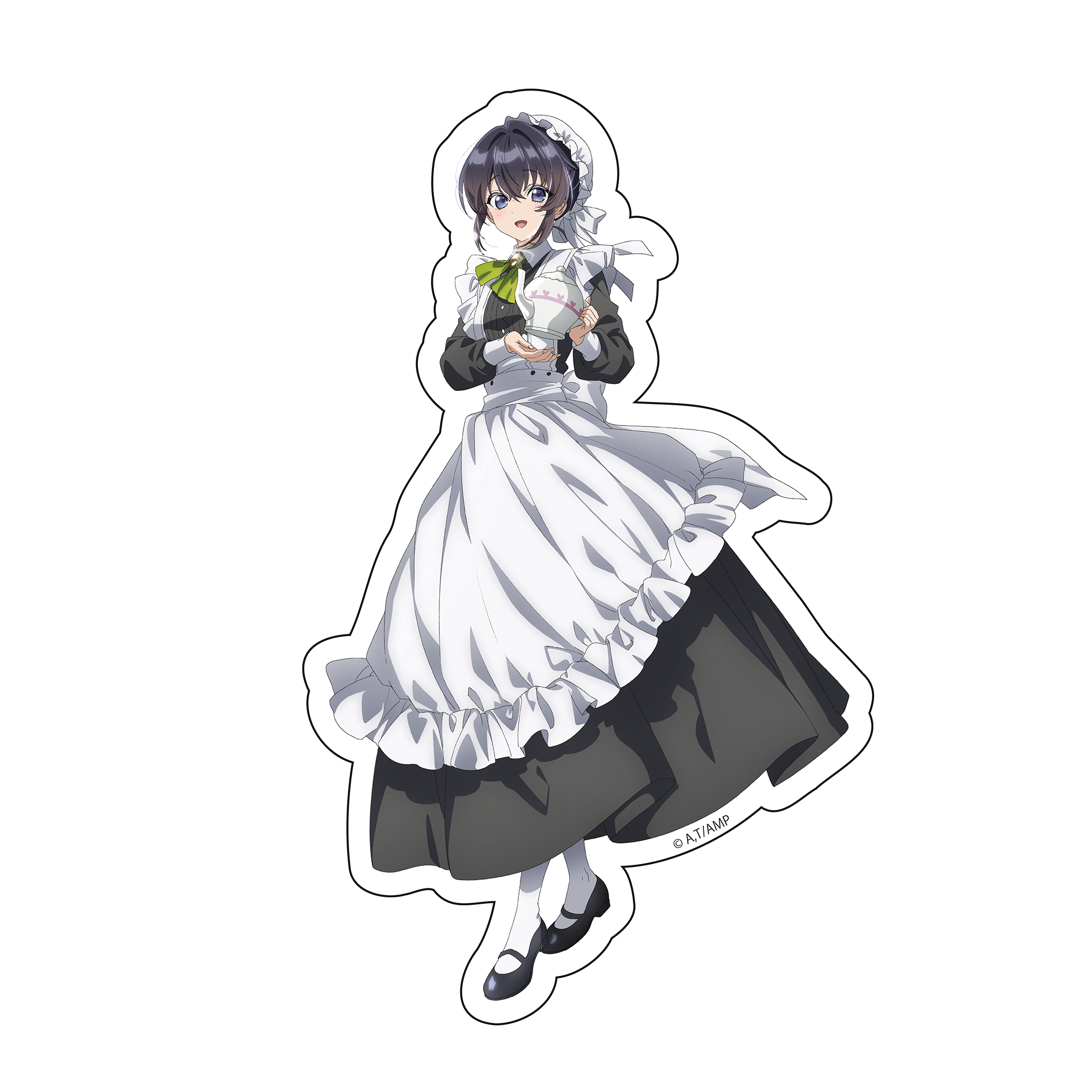TVアニメ『ヒロイン？聖女？いいえ、オールワークスメイドです（誇）！』ダイカットステッカー メロディ【描き下ろし】